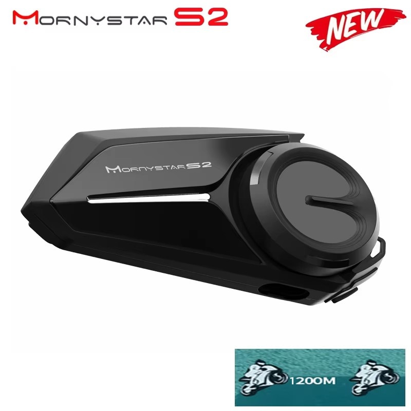 Mornystar S2 Helmet Headset Mo - Full Face Motorcycle Helmet With Bluetooth ulasan dan harga