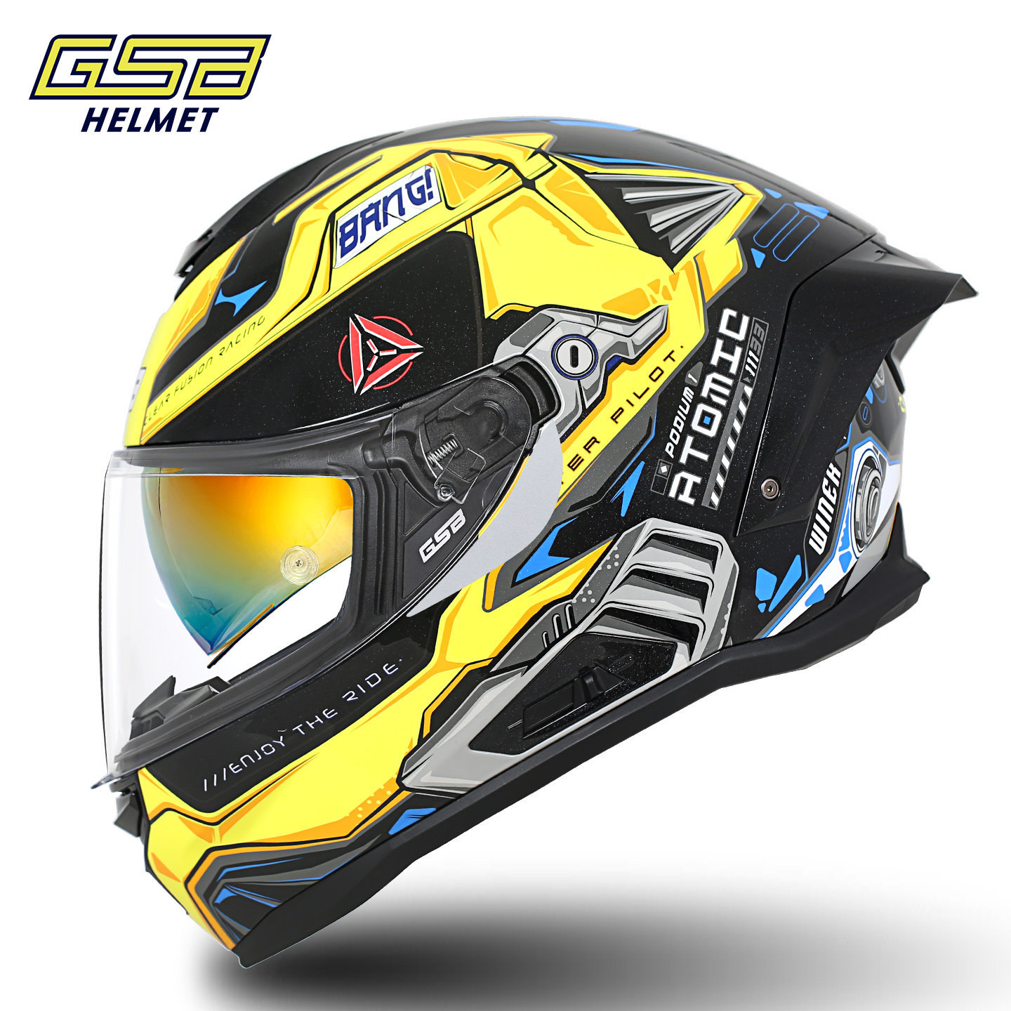 GSB T80 Full Face Motorcycle H - Dual Visor Motorcycle Racing Helmet ulasan dan harga