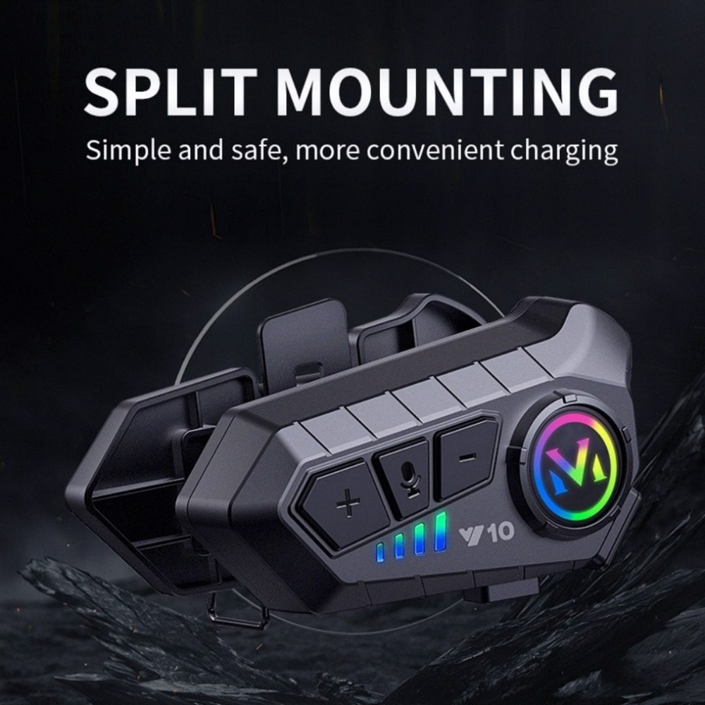 New Y10 Helmet Bluetooth Heads - Full Face Motorcycle Helmet With Bluetooth ulasan dan harga