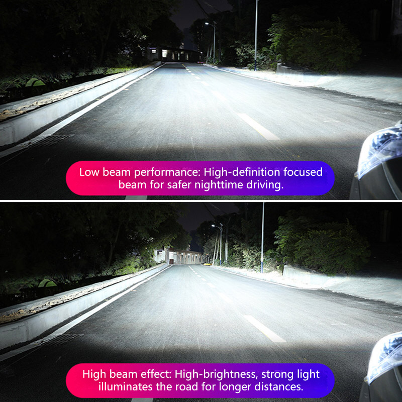 Y6D Lens H4 LED Headlight 8000 - Universal Motorcycle Led Headlight Projector ulasan dan harga
