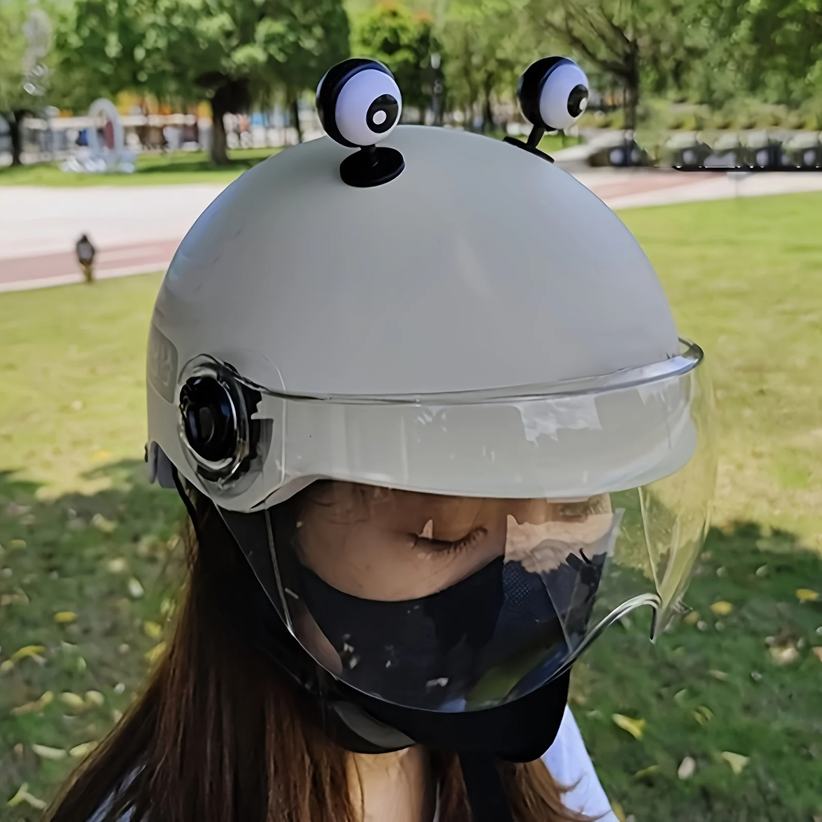 2Pcs Electric Bike Eye Decorat - Motorcycle Helmets ulasan dan harga