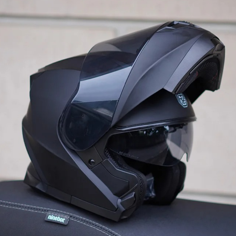 Orz Full Face Dual Visor Motor - Modular Flip Up Motorcycle Helmet Dot Approved ulasan dan harga