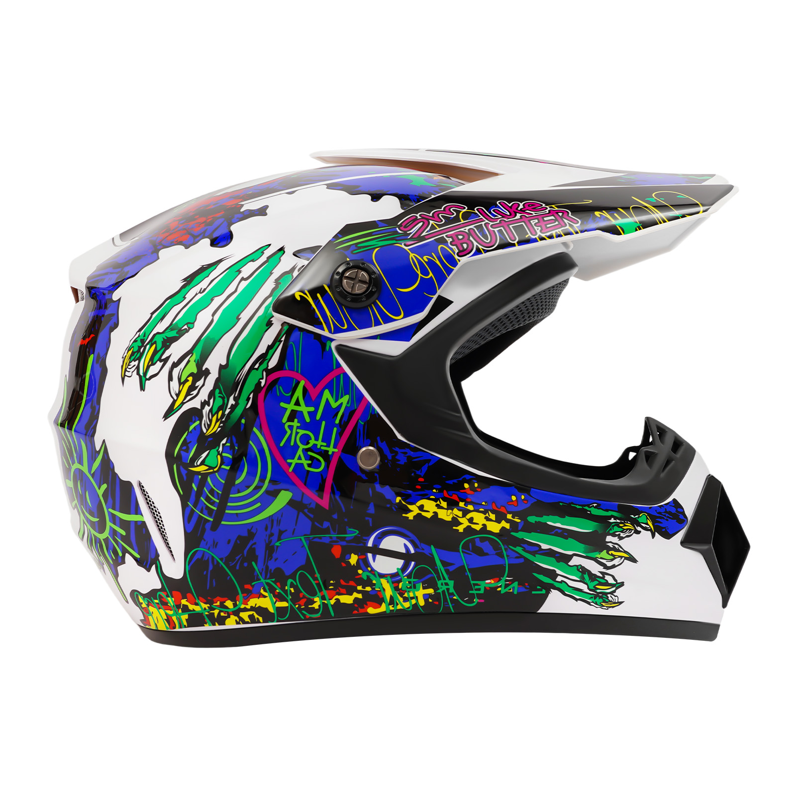 57-58cm Helmet Set with Goggle - Off Road Motocross Helmet Goggles Set ulasan dan harga
